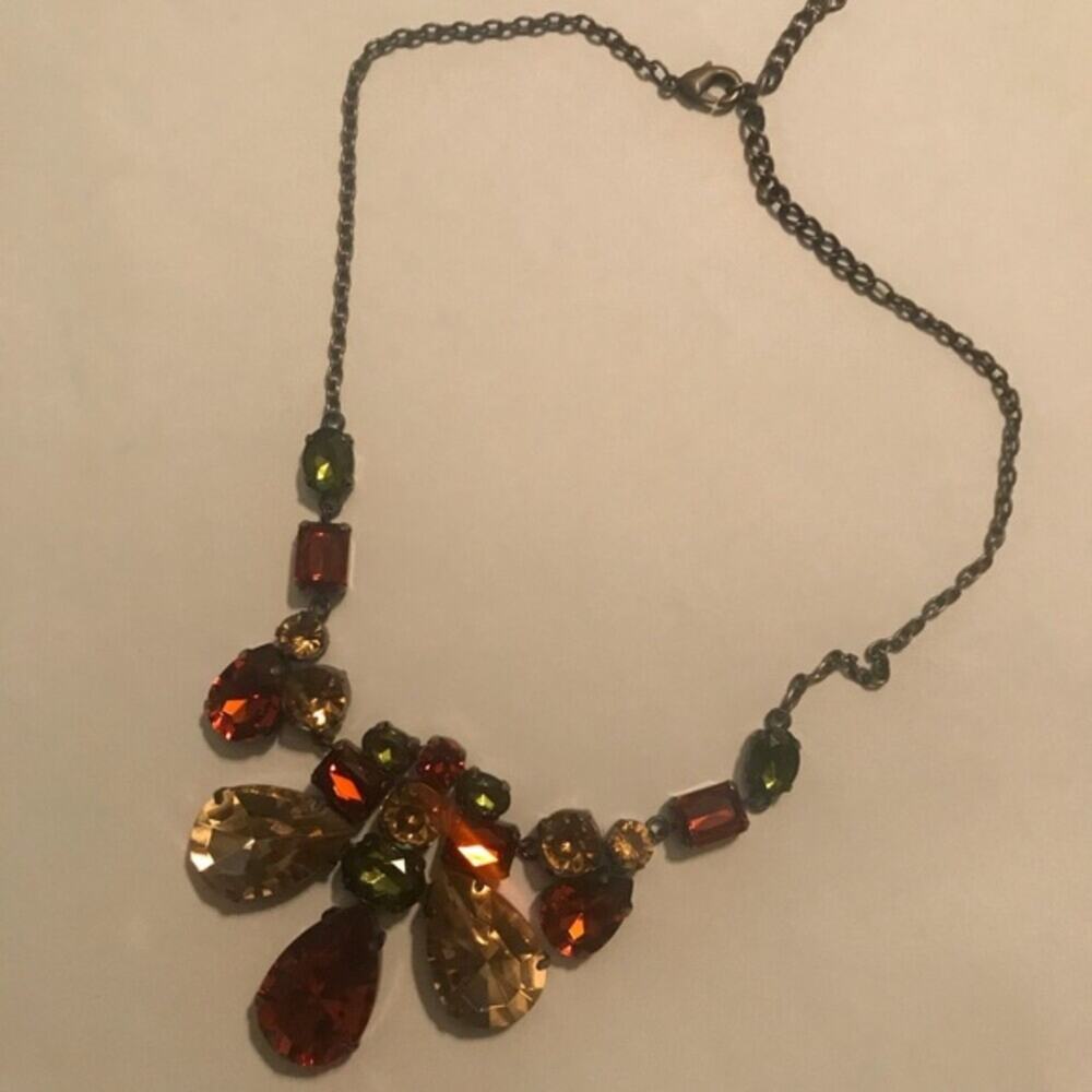 Chunky statement Necklace multiple Color acrylic